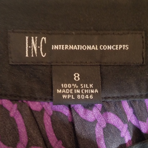 🍍3/$20 Silk I.N.C. shirt - Picture 4 of 5